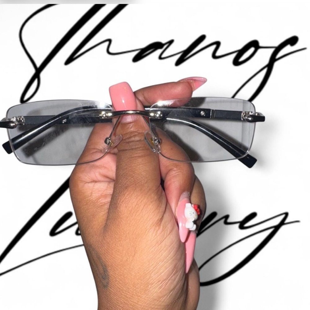 Black Rimless Glasses fashion wear